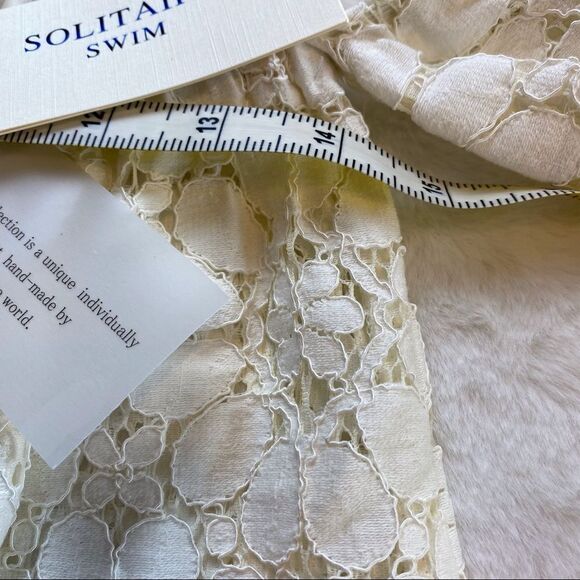 Solitaire Off White Swim Cover New With Tags Size Large - Picture 9 of 11